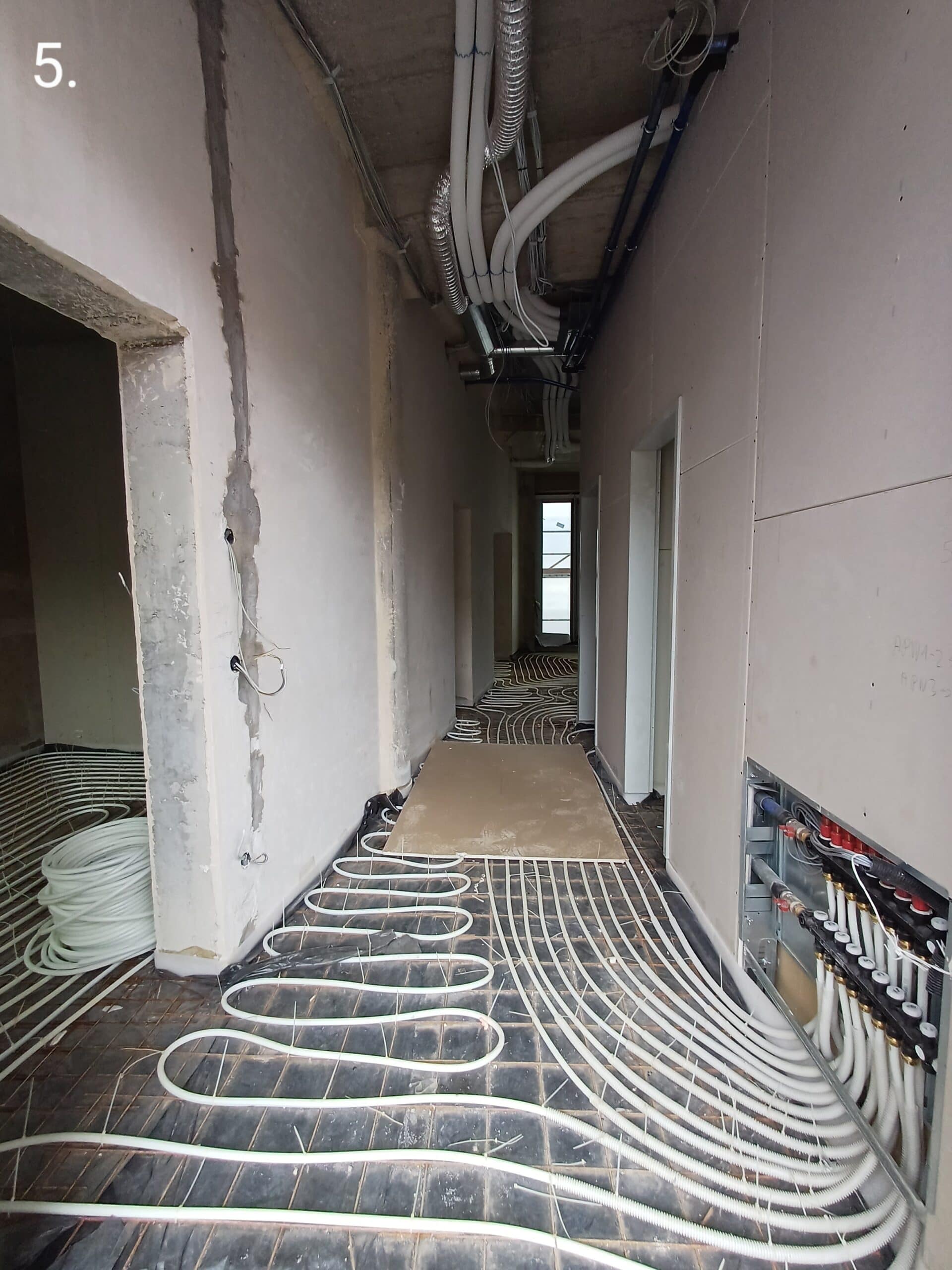 padlófűtés és gépészet felújítás